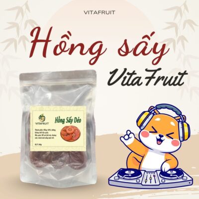 Trái cây sấy VitaFruit - Hồng sấy dẻo