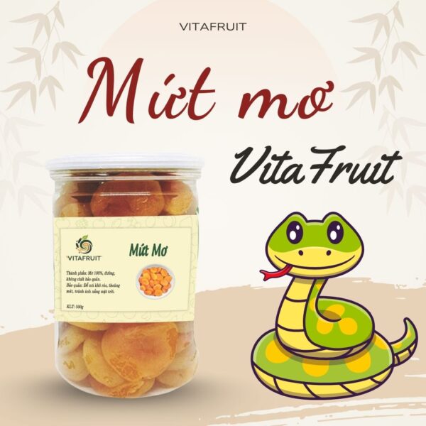 Trái cây sấy VitaFruit - Mứt mơ