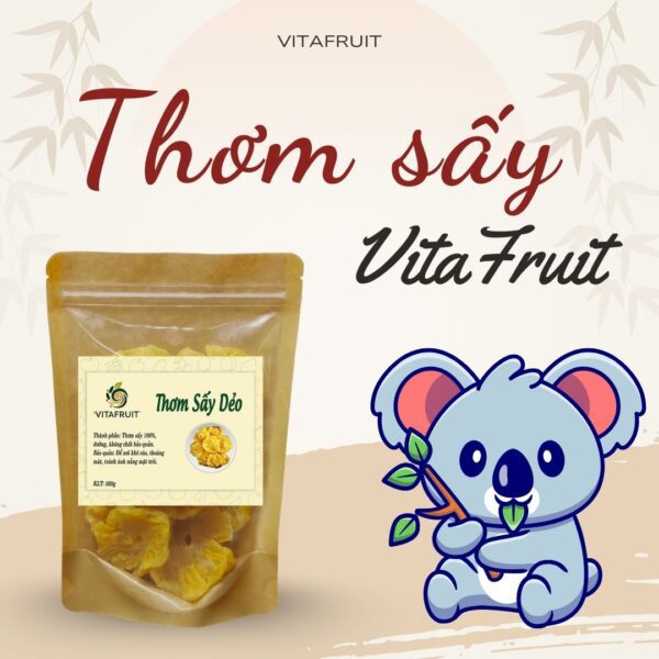 Trái cây sấy VitaFruit - Thơm sấy dẻo