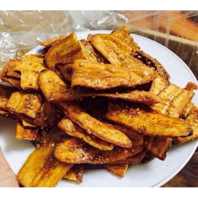 chuối sấy đường