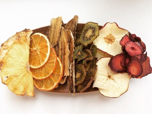 Ăn hoa quả sấy có béo không